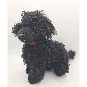 2004 Ty Beanie Baby "Smudges" Retired Black Poodle Dog BB7